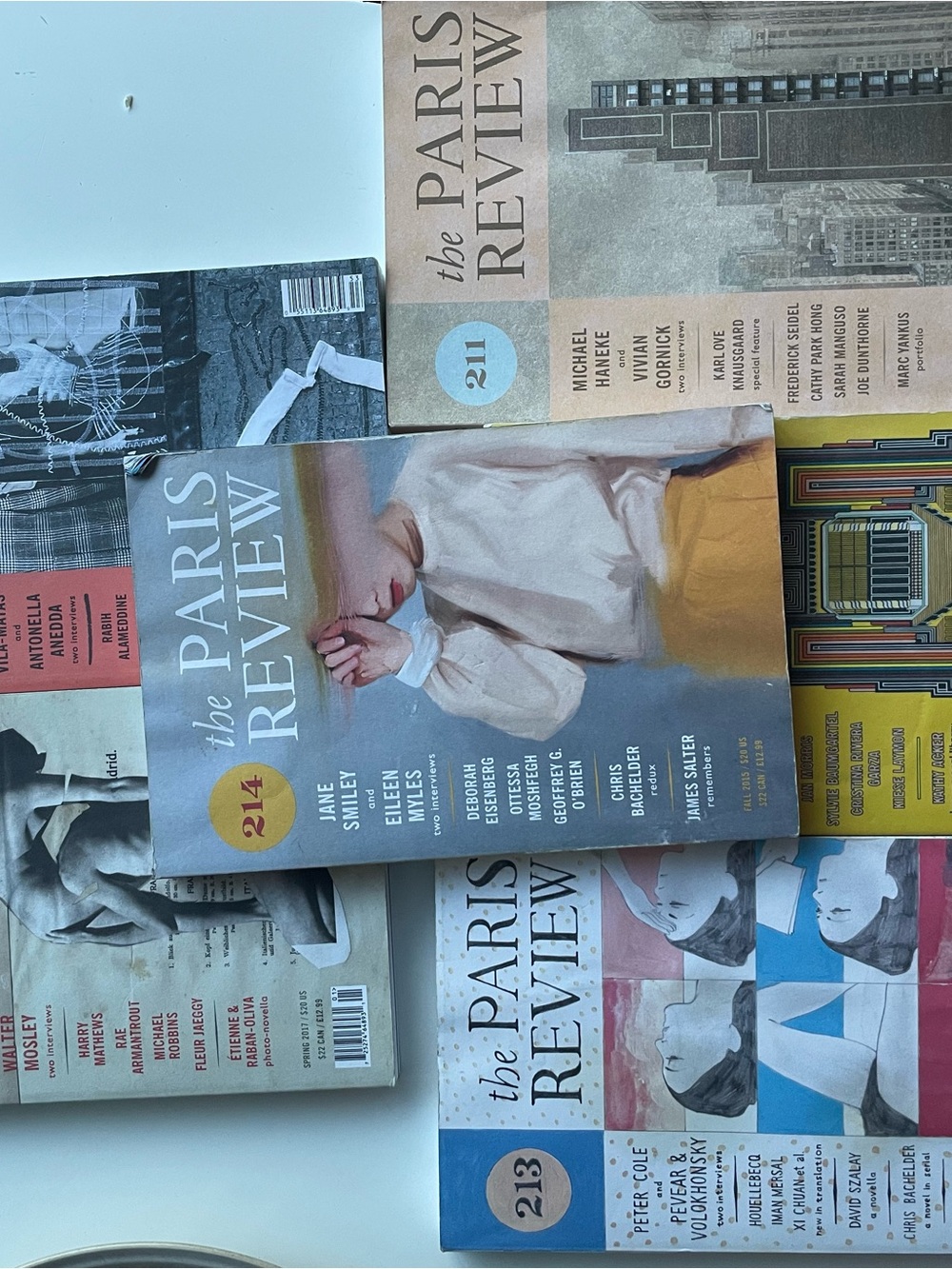 6 issues of the The Paris Review